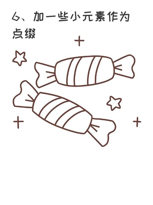 画出来的甜蜜 减肥期间的糖果简笔画替代方案